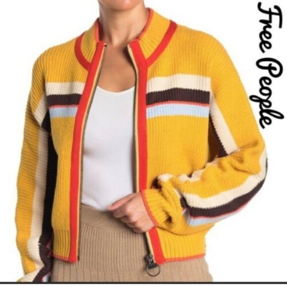 Free People colorblock cardigan - Picture 4 of 12